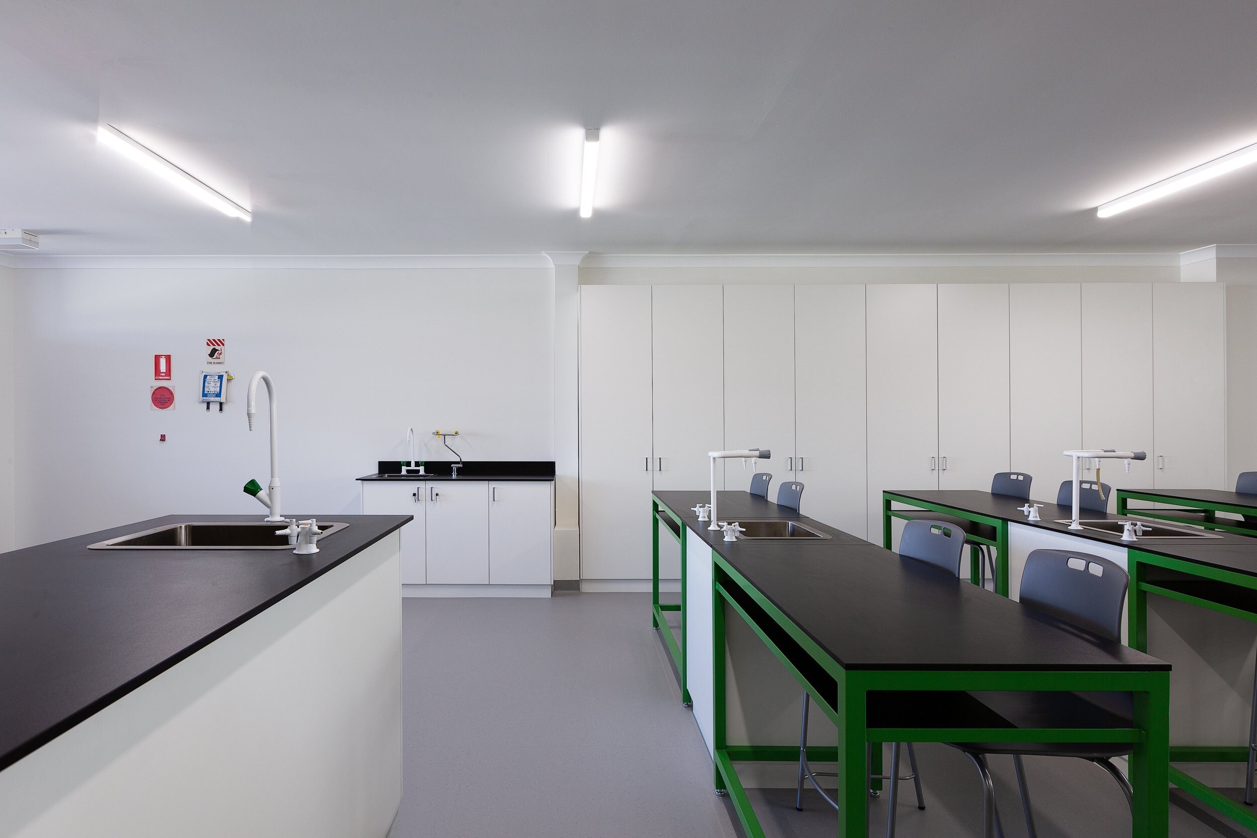 science classroom interior