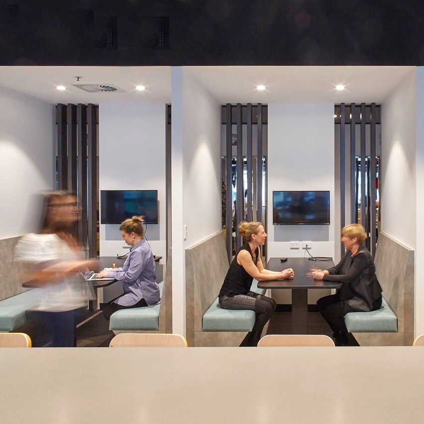booth seating in Ascender office fit out