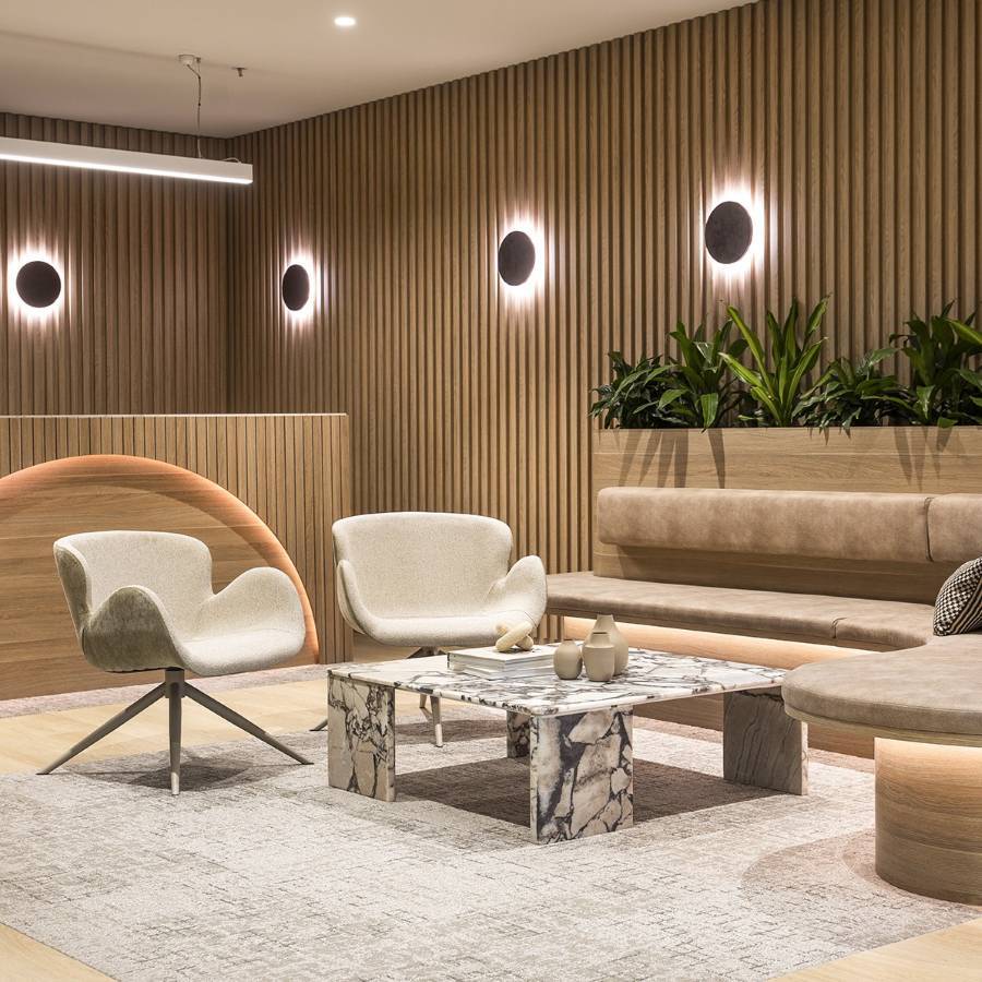 spec suite reception area design