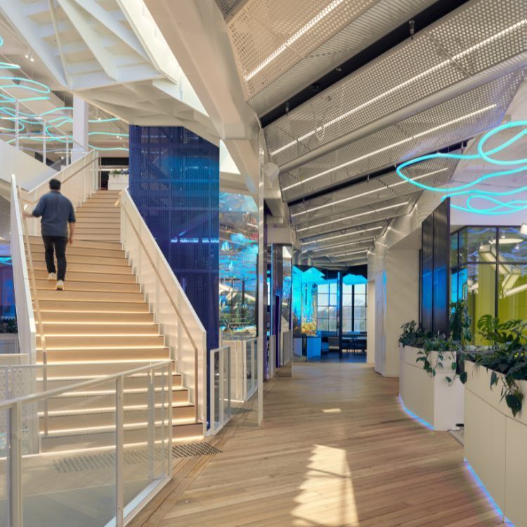 Interior design of Harry The Hirer's new Melbourne office