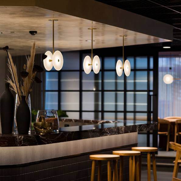 detail of a bar in a hospitality fitout
