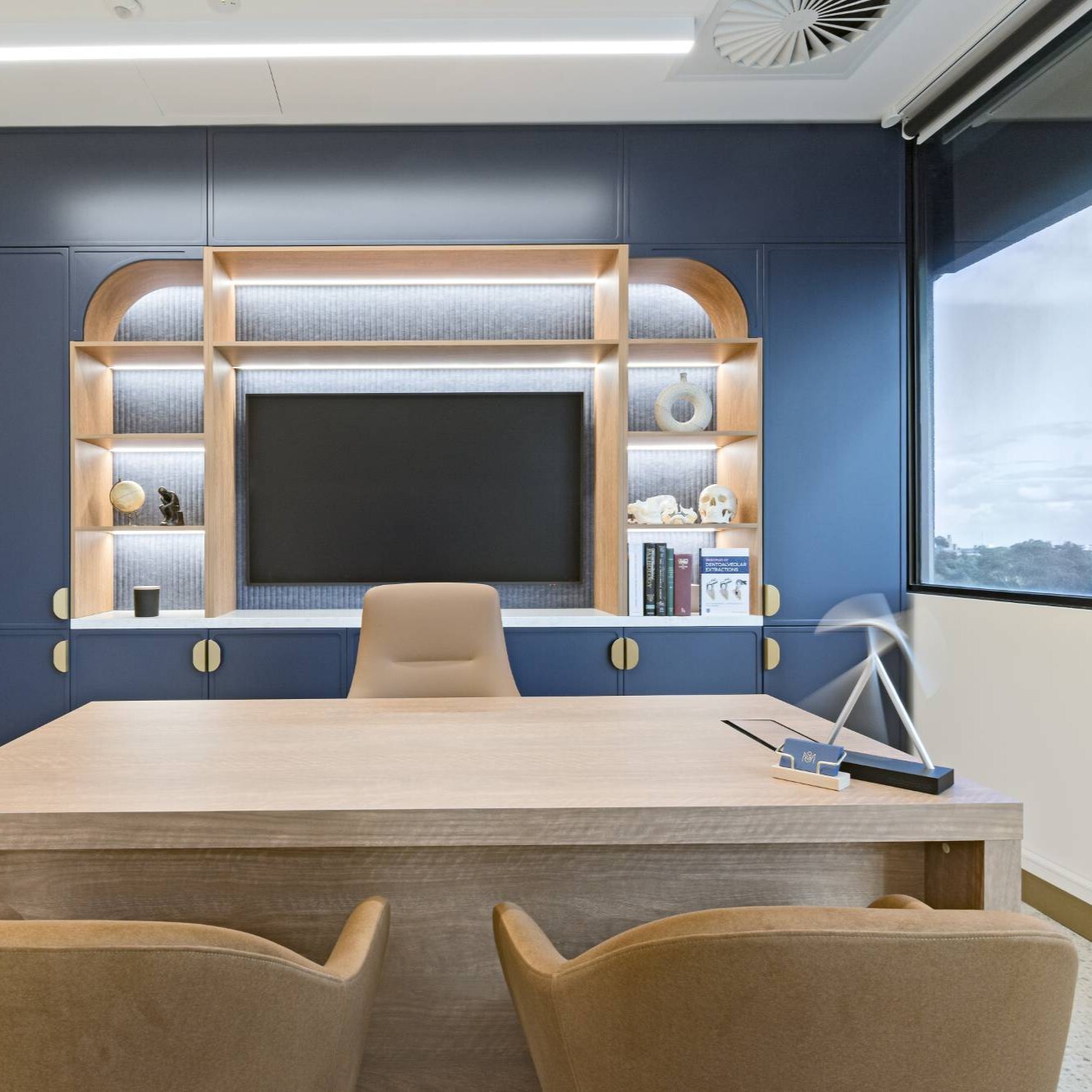 A luxurious medical consultation room