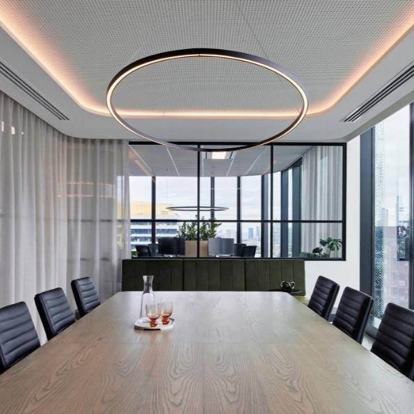 boardroom in an office fitout in melbourne