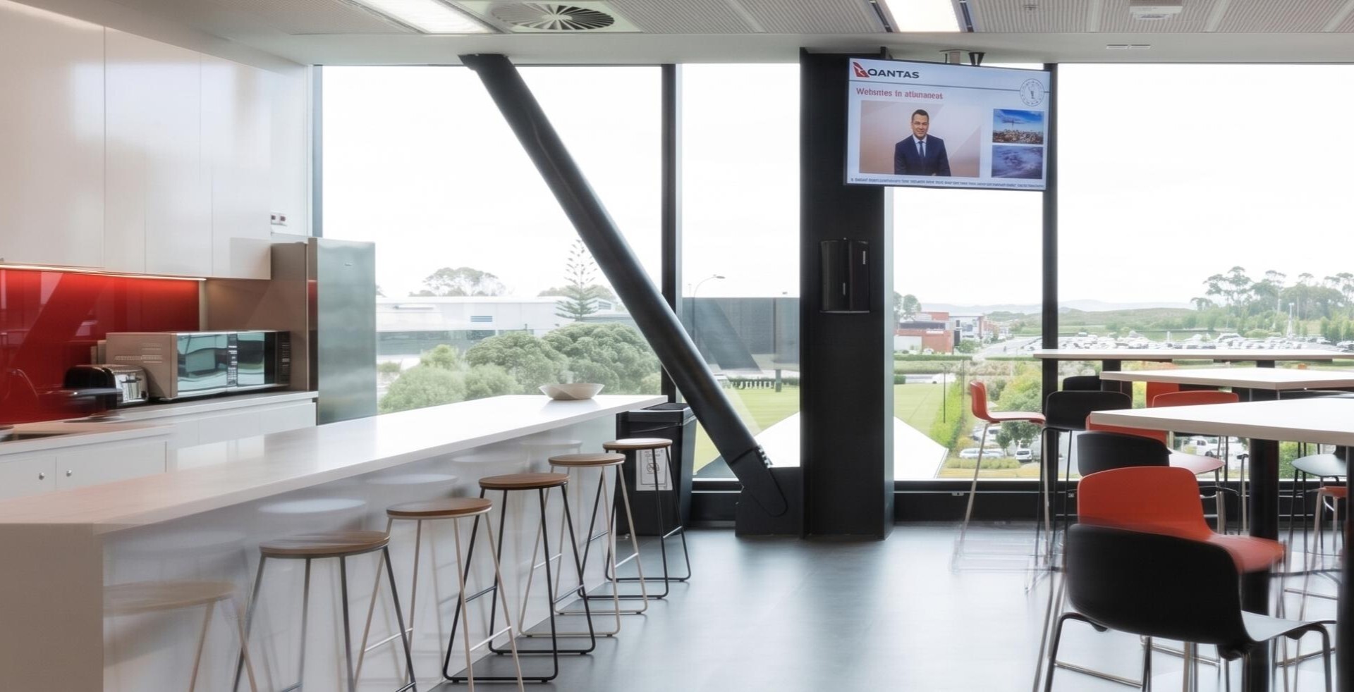 Qantas office fitout by Amicus