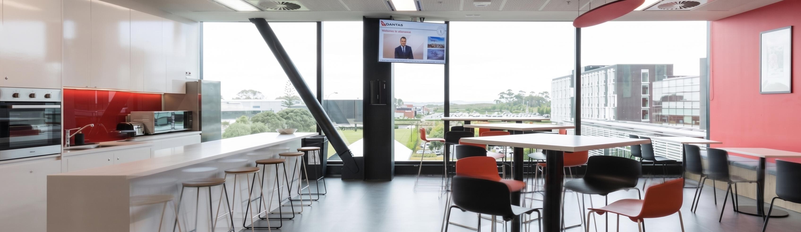 Qantas training office