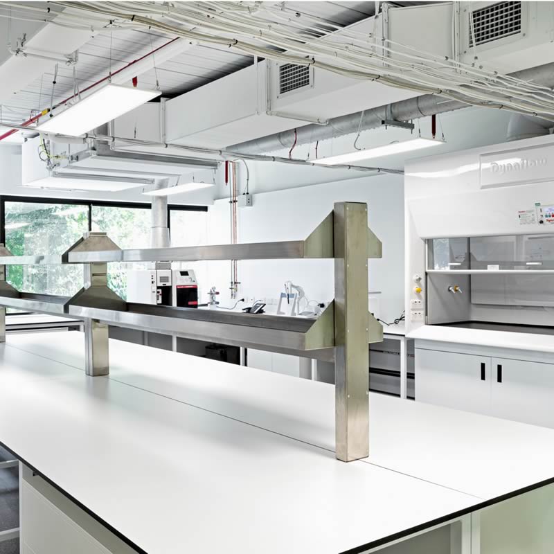 reagent shelving in a Brisbane laboratory