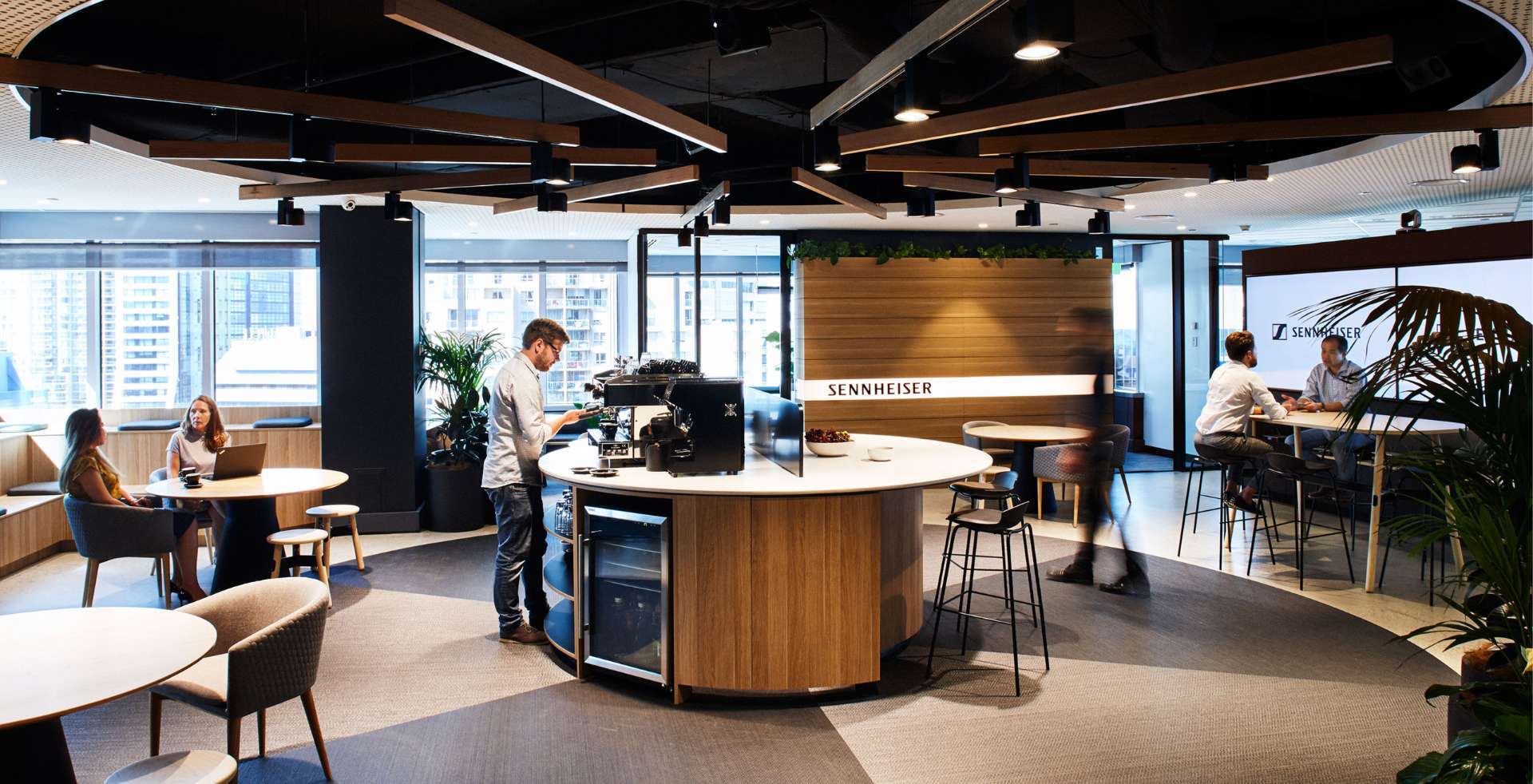 interior design of Sennheisers office in Sydney