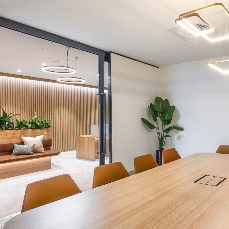 boardroom in a speculative office fitout