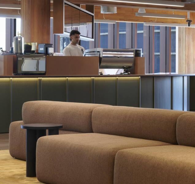 Starbucks office design in Melbourne