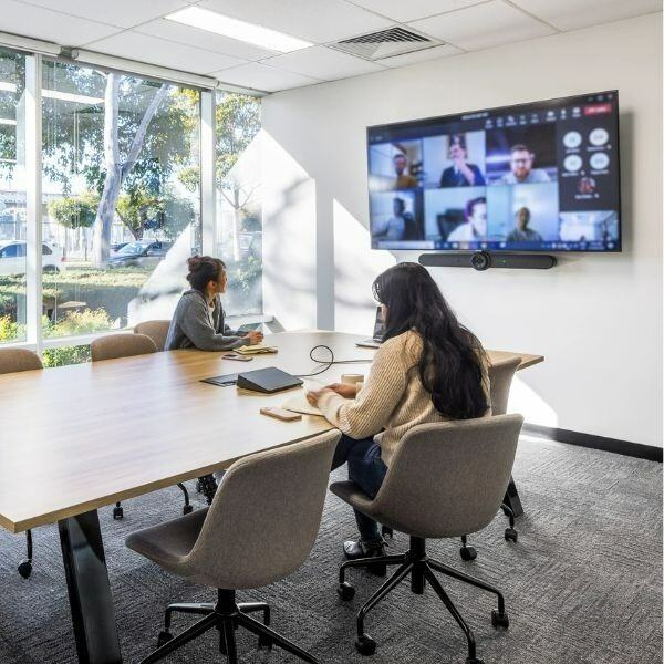 tech in a meeting room